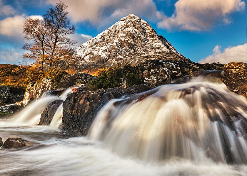 Beautiful fine art landscape photography of the highlands of scotland in a variety of frame colours and print sizes