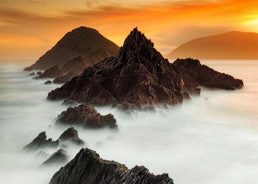 beautiful fine art landscape photography of ireland in various print sizes and frame colours