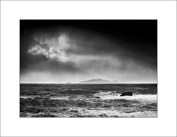 Inishtooskert which is one of the Blasket Islands also know in the Irish as "An Fear Marbh" the dead man or sleeping giant by John Taggart Landscapes