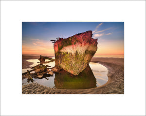 Ship wreck at Baltray in County Louth Ireland by John Taggart Landscapes.
