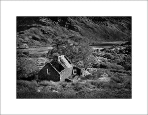 The Ruined cottage at Drumluska in the Black Vally Killarney County Kerry by John Taggart Landscapes