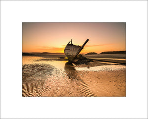 Bád Eddies boat at Bunbeg County Donegal by  John Taggart Landscapes