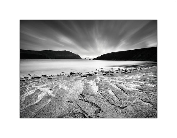 Clogher Strand on the Slea Head Dingle Peninsula, located in the barony of Corca Dhuibhne in southwest County Kerry, Ireland by John Taggart Landscapes