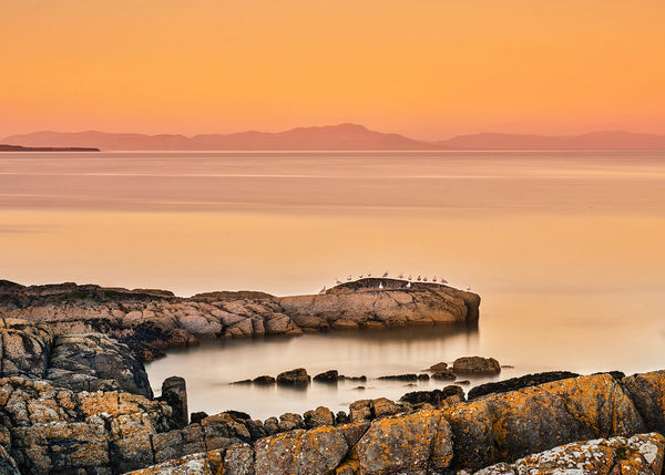 Clogherhead sunset County Louth Irish coastal landscape photography print