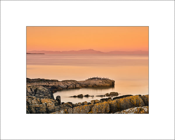 Clogherhead Sunset in County Louth Ireland by John Taggart Landscapes