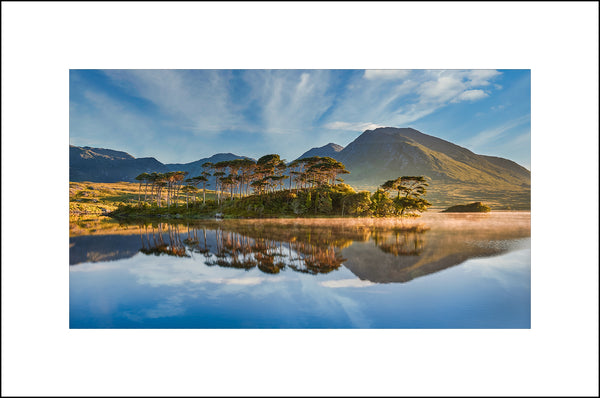 Morning Light Derryclare Lough Connemara in County Galway by John Taggart Landscapes