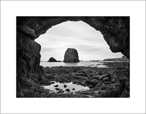 Copper Coast Sea Stacks Cave in County Waterford, on Ireland's beautiful and Ancient East Coast by John Taggart Landscapes 