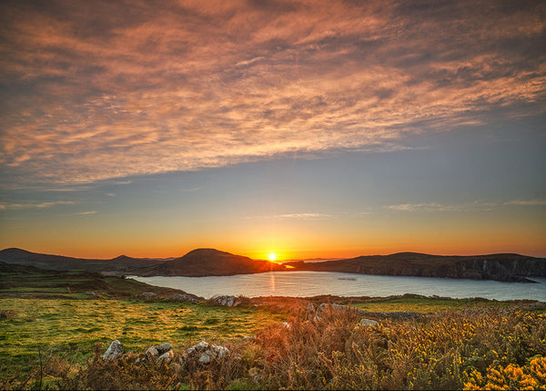 Sunrise over Corran Beg County Cork, Irish landscape photography print