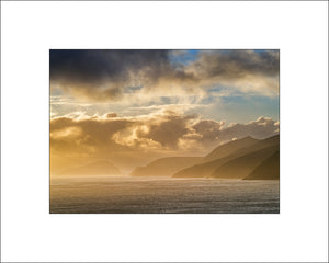 The Layers of Couneenoole at sunset on the Dingle Peninsula County Kerry by John Taggart Landscapes