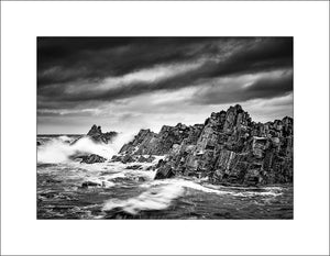 Stormy Seas at Cullen Bay in the beautiful Scottish Highlands by John Taggart Landscapes