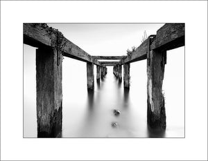 Derrytrasna Old Pier, on the shores of Lough Neagh in County Armagh by John Taggart Landscapes