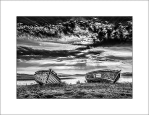 Abandoned Fishing Boats in County Donegal along the Wild Atlantic Way by John Taggart Landscapes