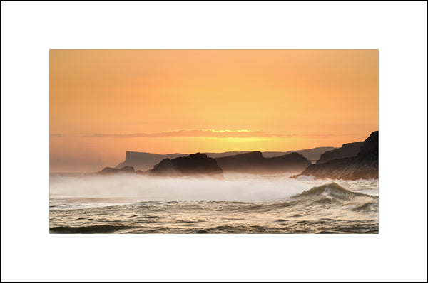 Sunrise from Ballintoy overlooking Fairhead near Ballycastle on the north Antrim coast b John Taggart Landscapes