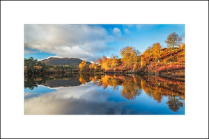 Garhh-uisge at Glen Affric Scottish Highlands in autumn colours by John Taggart Landscapes.