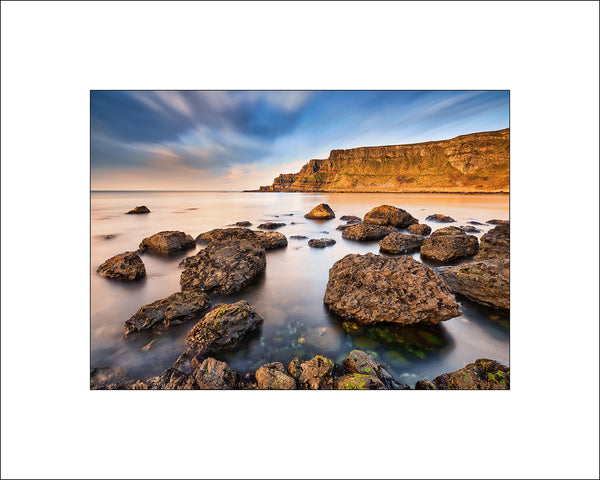 Evening light at the Giants Causeway in County Antrim Northwern Ireland by John Taggart Landscapes