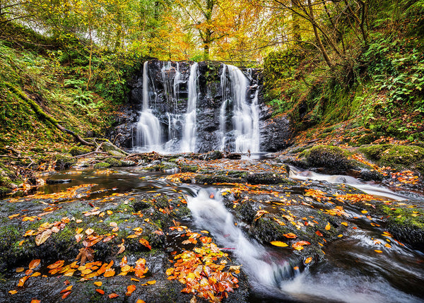Ess-Na Grub, waterfall in Glenariff Forest Park County Antrim.