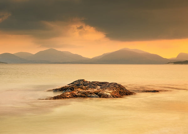 Summer Morning Isle Of Harris on the beach 