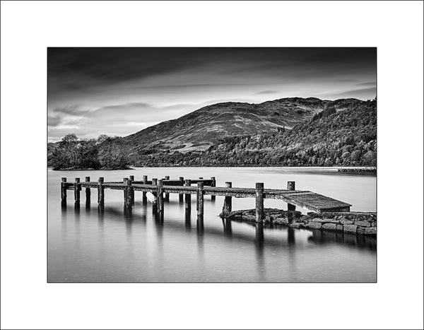 The Old Jetty on Loch Earn near St Fillan's in the beautiful Highlands Of Scotland by John Taggart Landscapes