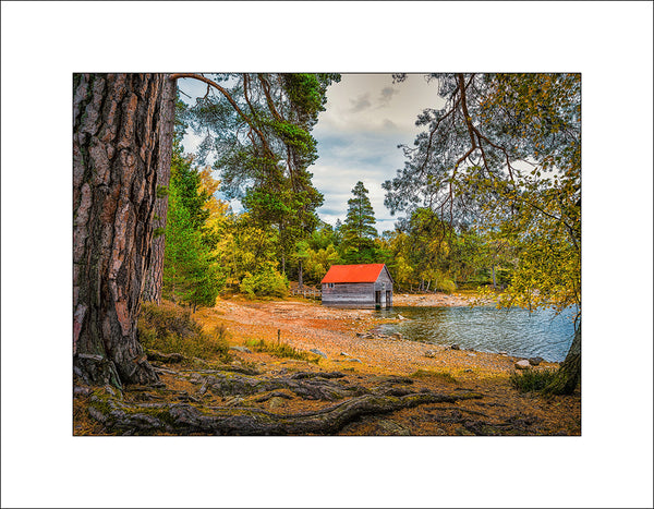 Autumn in the Cairngorms at beautiful Loch Vaa by John Taggart Landscapes