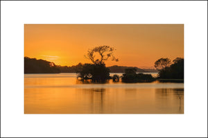 Sunset at Lough Leane in Killarney National Park County Kerry by John Taggart Landscapes