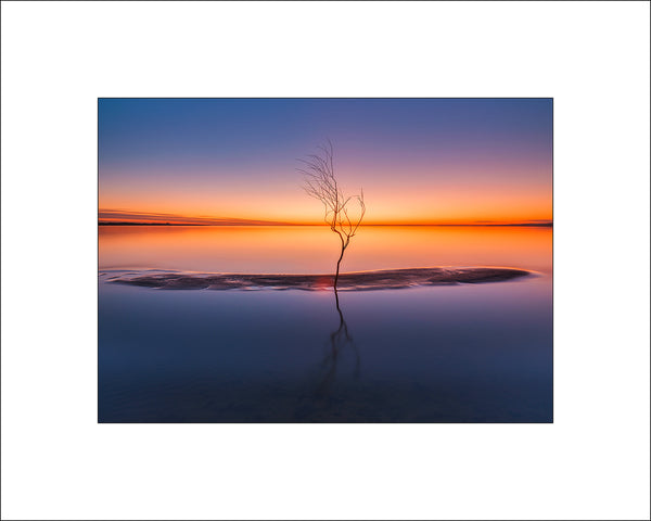 Winter sunset over Lough Neagh in County Antrim by Irish Landscape Photographer John Taggart