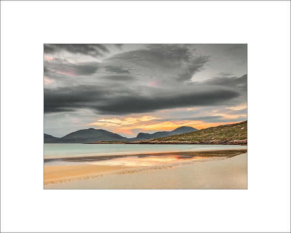 The beautiful Luskentyre Beach at sunset on the Isle Of Harris by John taggart Landscapes