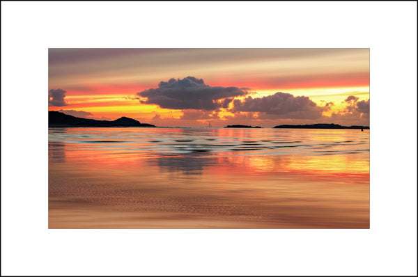 unset at Magheraclogher Bunbeg County Donegal by John Taggart Landscapes