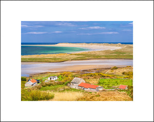 Machaire Rabhartaigh (known in English as Magheroarty), meaning "plain of the spring tide/plain of Roarty", is a Gaeltacht village and townland on the north-west coast of County Donegal in Ulster, the northern province in Ireland along the famous Wild Atlantic Way By John Taggart Landscapes