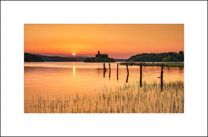 Sunset at McDermott Castle, Lough Key, County Roscommon by John Taggart Landscapes