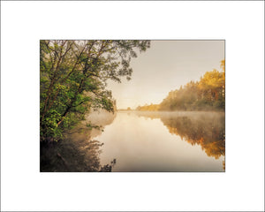 Morning light and mist on the River Bann near Portglenone by Irish Landscape Photographer John Taggart