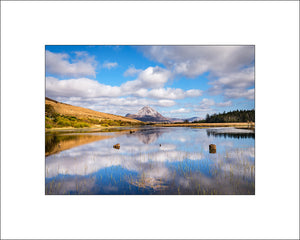 Beautiful reflection of Mount Errigal at Gweedore in County Donegal by Irish Landscape Photographer John Taggart