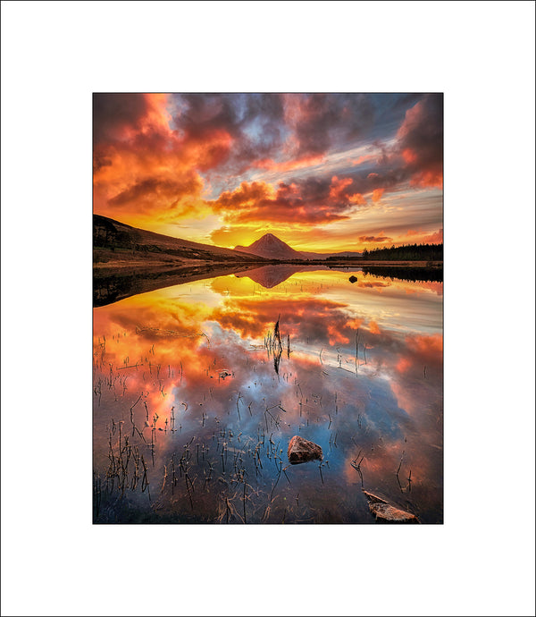 Mount Errigal Sunrise by Irish Landscape photographer John Taggart