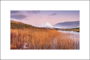 Mount Errigal in County Donegal Ireland in winter by John Taggart Landscapes