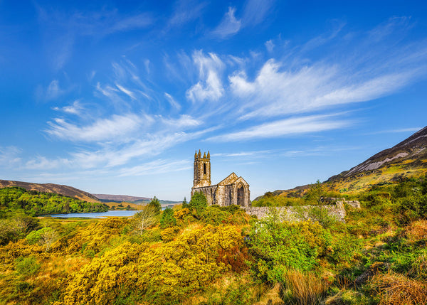 Set in the beautiful surroundings of The Poison Glen in Dunlewey Gweedore in County Donegal Ireland by John Taggart Landscapes