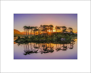 Summer Sunrise at Derryclare Lough Connemara in the County Galway by John Taggart Landscapes