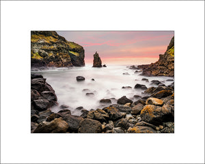 Sunset near the Giants Causeway at Portcoon in beautiful County Antrim by John Taggart Landscapes