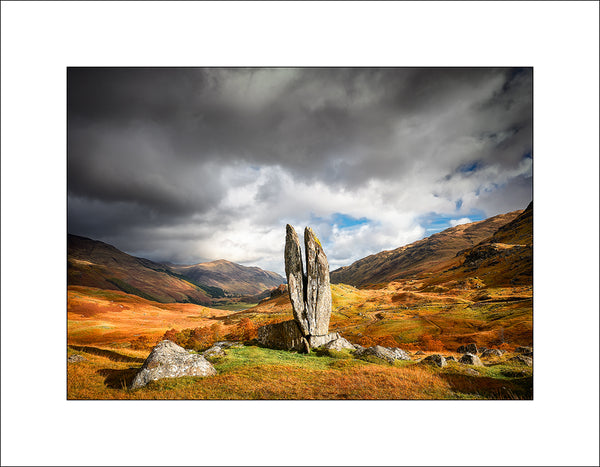 The Praying Hands of Mary in Glen Lyon Perthshire by John Taggart Landscapes