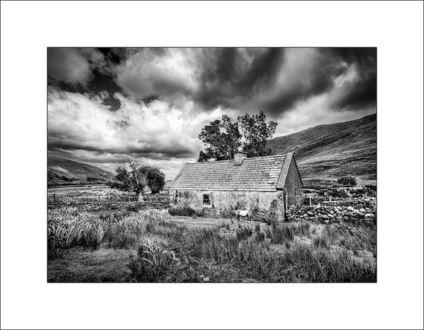 An old farmstead in Connemara County Galway by John Taggart Landscapes