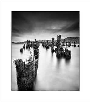 The Old Pier on Loch Ness in the Highlands Of Scotland by John Taggart Landscapes