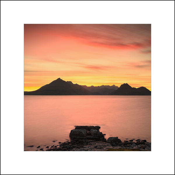 Sunset at Elgol on the beautiful Isle Of Skye in the Highlands of Scotland by John Taggart Landscapes