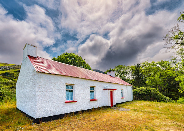 Tin Roof Cottage on the Inishowen Peninsula County Donegal by Irish Landscape Photographer John Taggart