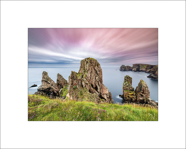 Sunset at Tory Island Sea Stacks in County Donegal Ireland by John Taggart Landscapes