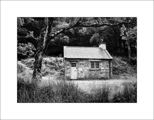 The Little House in the woods at Glenveagh Donegal by John Taggart Landscapes