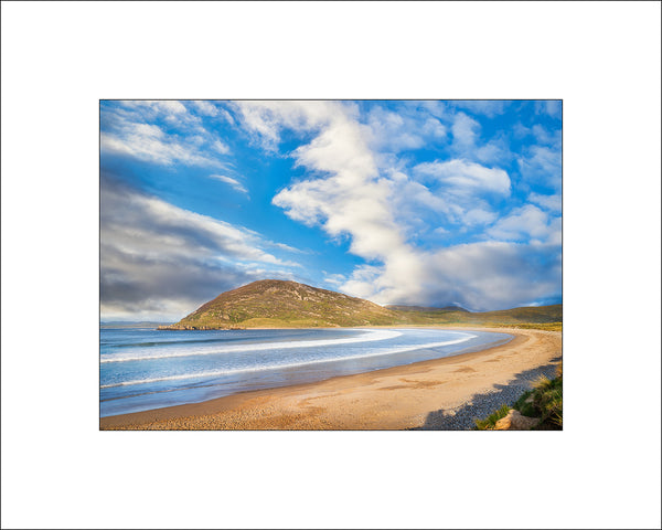 Morning light at Tullagh Bay looking over Bunion Hill on Donegal's Wild Atlantic Way by John Taggart Irish Landscape Photography
