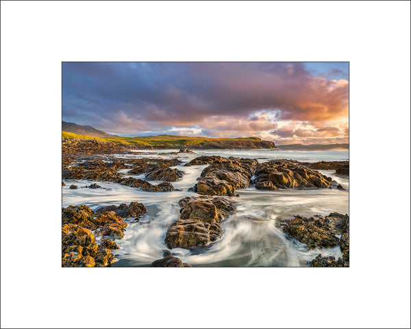 Sunset at Urris along the Wild Atlantic Way on the Inishowen Peninsula in beautiful County Donegal by Irish Landscape Photographer John Taggart