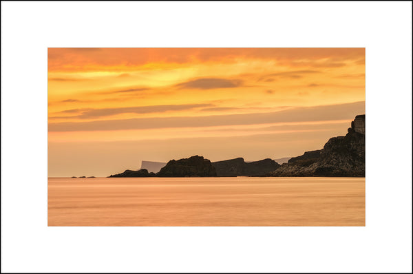 Sunrise from Ballycastle to Fair Head in beautiful County Antrim by John Taggart Landscapes