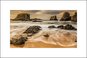 Sea stacks between Whitepark Bay and Ballintoy in County Antrim by John Taggart Landscapes