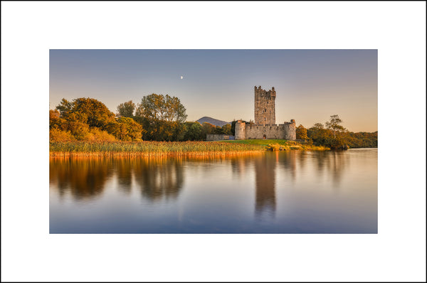 Ross Castle (Irish: Caisleán an Rois) is a 15th-century tower house and keep on the edge of Lough Leane by John Taggart Landscapes