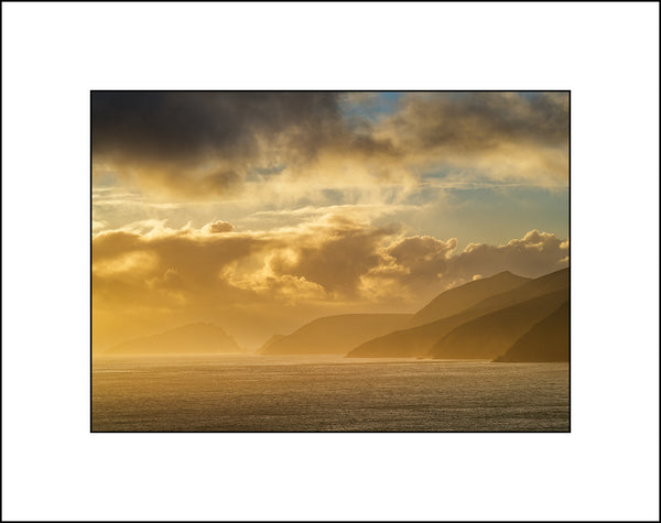 Coumeenoole Layers at sunset on the Dingle Peninsula Co Kerry Ireland by John Taggart Landscapes