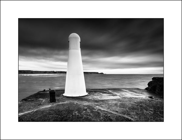 Black & White Scottish landscape Photography of Cullen Lighthouse